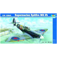 TRUMPETER 1/24 SUPERMARINE SPITFIRE MK.VB PLASTIC MODEL KIT [02403]