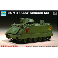 TRUMPETER 1/72 US M 113ACAV ARMORED CAR