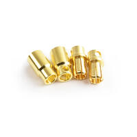 8.0Mm Gold Plated Connector(F&M) 2Pairs/Bag