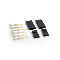 FUTABA CONNECTOR FEMALE GOLD PLATED TERMINALS 2SETS/BAGS