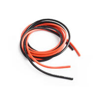 SILICONE WIRE 16AWG 0.06 WITH 1M RED AND 1M BLACK