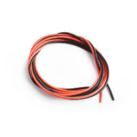 SILICONE WIRE 22AWG 0.06 WITH 1M RED AND 1M BLACK