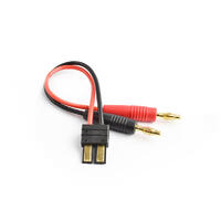 MALE TRAXXAS COMPATIBLE PLUG TO 4.0MM CONNECTOR CHARGING CABLE 16AWG 15CM SILICONE WIRE