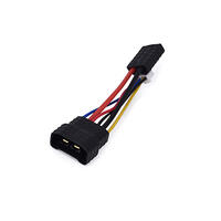 TRX ID COMPATIBLE LIPO BATTERY ADAPTER WITH 4S/3S/2S BALANCE PORT - 5CM 14 AWG SILICONE WIRE /22AWG PVC WIRE INCLUDING