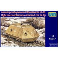 UNIMODELS 1/72 LIGHT RECONNAISSANCE ARMORED CAR LE.SP PLASTIC MODEL KIT