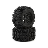 UPGRADE RC DIRT CLAW 2.8" PRE-MOUNTED ALL-TERRAIN TIRES W/5-STAR WHEELS (2)