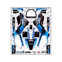 GRAPHIC SET FOR LOSI PROMOTO MX (EXUDE) (BLUE)