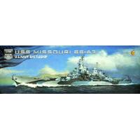 VERY FIRE 1/700 USS MISSOURI BB-63 BATTLESHIP PLASTIC MODEL KIT