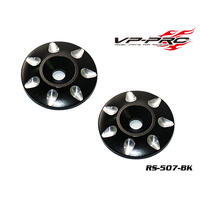 Vp Pro 1/8Th Black Aluminium Wing Washer 2Pcs
