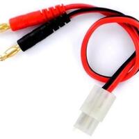 MALE TAMIYA TO 4.0MM BULLET CONNECTOR CHARGE LEAD - VSKT-4007