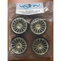 1/10 Drift 15-Spoke Tire Set 4 - Vskt636014G