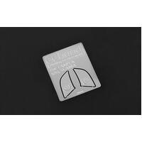 V8 Metal Door Logo For Tamiya 1/14 Scania