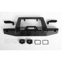 Pawn Metal Front Bumper W/Lights For Traxxas Trx-4
