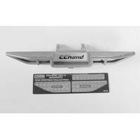 Ranch Rear Step Bumper For Traxxas Trx-4 '79 Bronco Ranger Xlt (Silver)