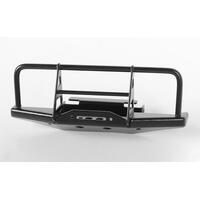Steel Front Winch Bumper For 1/18 Gelande Ii Rtr W/Blackjack Body (Black)