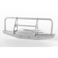 Steel Front Winch Bumper For 1/18 Gelande Ii Rtr W/Blackjack Body (Silver)
