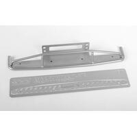 Steel Rear Bumper For 1/18 Gelande Ii Rtr W/Blackjack Body (Silver)