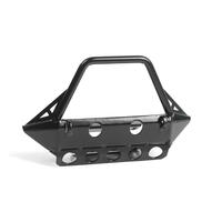 Rough Stuff Metal Front Bumper For Axial 1/10 Scx10 Iii Jeep Jlu Wrangler
