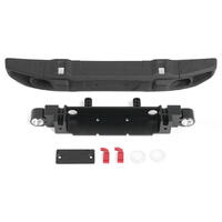 Oem Wide Front Bumper W/ License Plate Holder For Axial 1/10 Scx10 Iii Jeep Jlu Wrangler