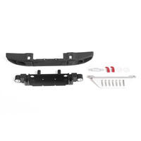 Oem Wide Front Winch Bumper W/ Steering Guard For Axial 1/10 Scx10 Iii Jeep Jlu Wrangler