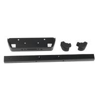 Classic Front Winch Bumper For Rc4Wd Gelande Ii 2015 Land Rover Defender D90 (Black)