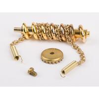 WILESCO SPIRAL GEAR WITH CHAIN & COG WHEEL D406/496