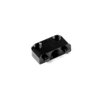 Xray X4 Alu Plate For Rear Graphite Body Post Holder - Xy301370