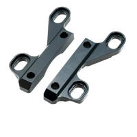 X4'23 Alu Upper Clamp - Narrower 1.5Mm - Swiss 7075 T6 (L+R)