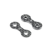 Xray X4 Rear Roll-Center Carbon Spacer 1+2Mm (1+1)