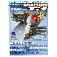 Xray Front Suspension Arm - Graphite 1 Hole 1Pc - Xy302167