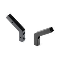 Xray X4 Alu Shock Holder Rear Fixed For Uni Bulkheads (2)