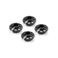 Xray Xlp Alu Xray Shock Spring Retaining Collar - Black (4)