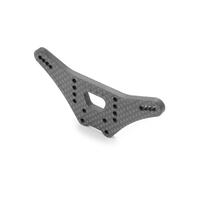 Xray Xb2 Carbon Shock Tower - 4-Dots - Rear