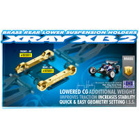 Xray Brass Rear Lower Suspension Holder - Front - Rf - Xy323311