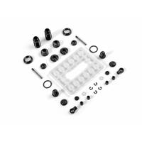 ALU SHOCK ABSORBER 20.8mm SET - BLACK (2)