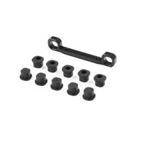 XRAY XB8 ALU FRONT UPPER ARM HOLDER FOR SEMI-SPLIT BULKHEAD - XY352334