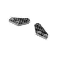 Xb8 Carbon Steering Plate - 1 Dot (1+1)