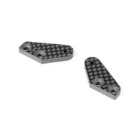 XB8 CARBON STEERING PLATE - 2 DOTS (1+1)