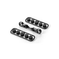 Xray Xb8 Alu Rear Lower Susp. Holder - Front - Square Adj.Roll-C. - Xy353317