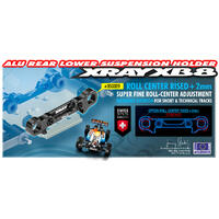 Xray Alu Rear Lower Susp. Holder +2Mm - Rear - Square Adj. Roll-Center - Xy353321