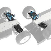 XRAY GRAPHITE FRONT LOWER ARM PLATE - XY362190