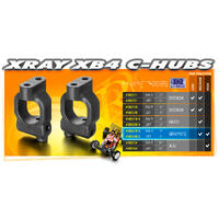 XRAY COMPOSITE C-HUB 9 ¥ ¡ DEG - RIGHT - GRAPHITE - XY362210-G