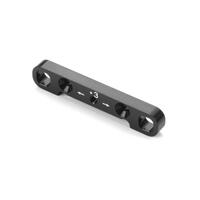 XRAY ALU LOWER SUSP. HOLDER FOR HS BULKHEAD - WIDE - FRONT-FRONT