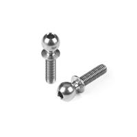 Hard Steel Ball End 5.4Mm With Thread 10Mm - Nickel Coated (2)