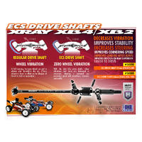 XRAY ECS FRONT DRIVE SHAFT 81MM - XY365200