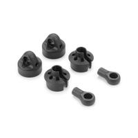 Xray Composite Short Shock Cap, Spring Collar & Ball Joint - Big Bore (2)