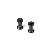 XRAY ALU REAR BRACE MOUNT 10.5MM - BLACK (2) - XY373075