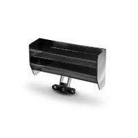 XRAY X1 COMPOSITE REAR WING - LIGHTWEIGHT & WIDE - BLACK - XY373514-K