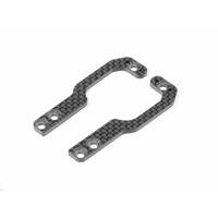 Xray X1'23 Graphite Rear Wing Holder Side Plate 2.5Mm (L+R) - Xy373526