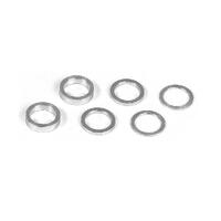 Xray Set Of Alu Shims 6.37X8.4Mm (0.5Mm, 1.0Mm, 2.0Mm) - Xy375090